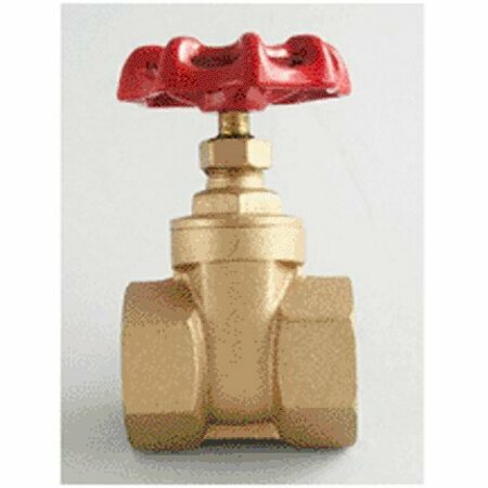 LDR INDUSTRIES 1-1/2 in. Brass Gate Valve Ips - Full Port Low Lead 022 1107